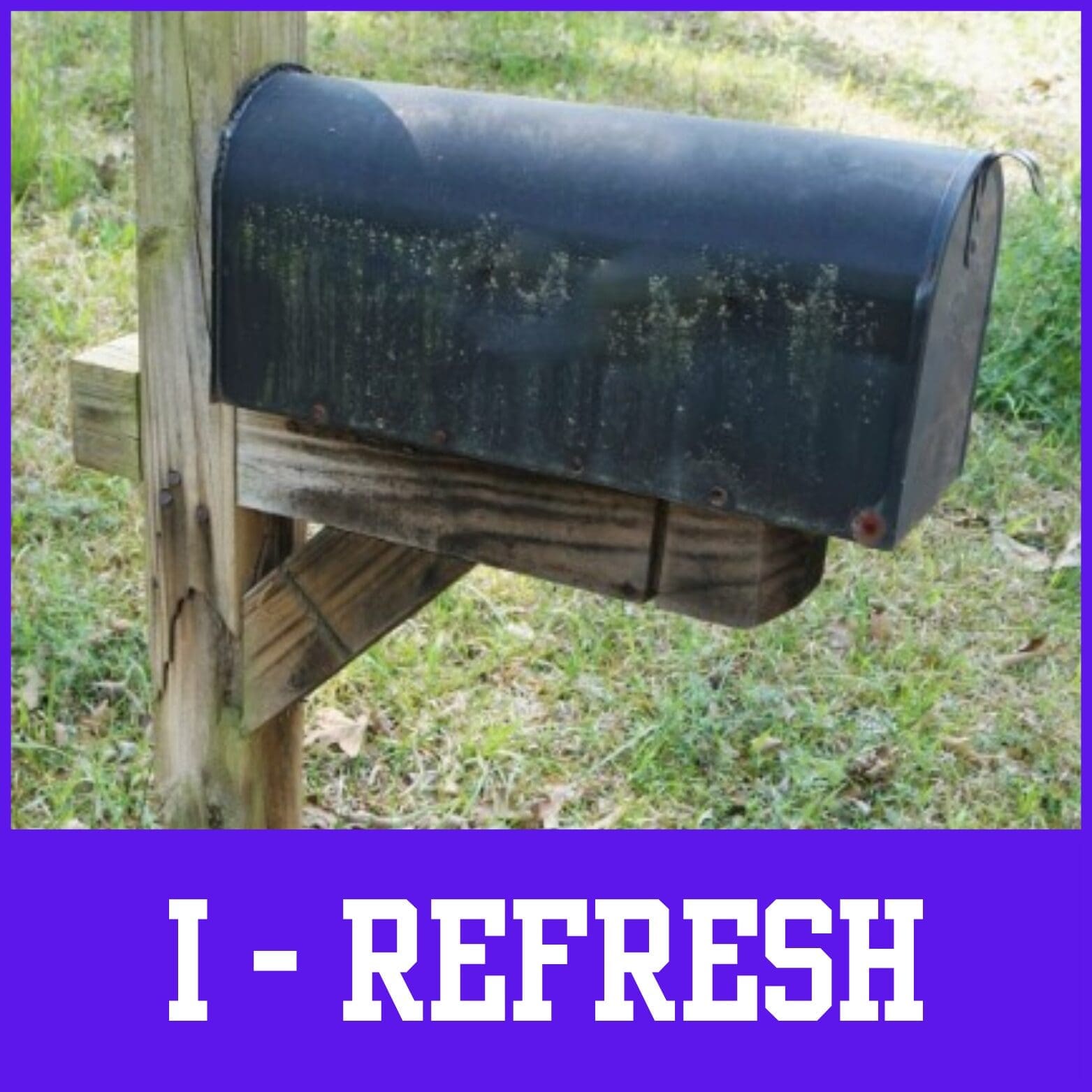 1 alt="Close-up of a black mailbox on a white background"